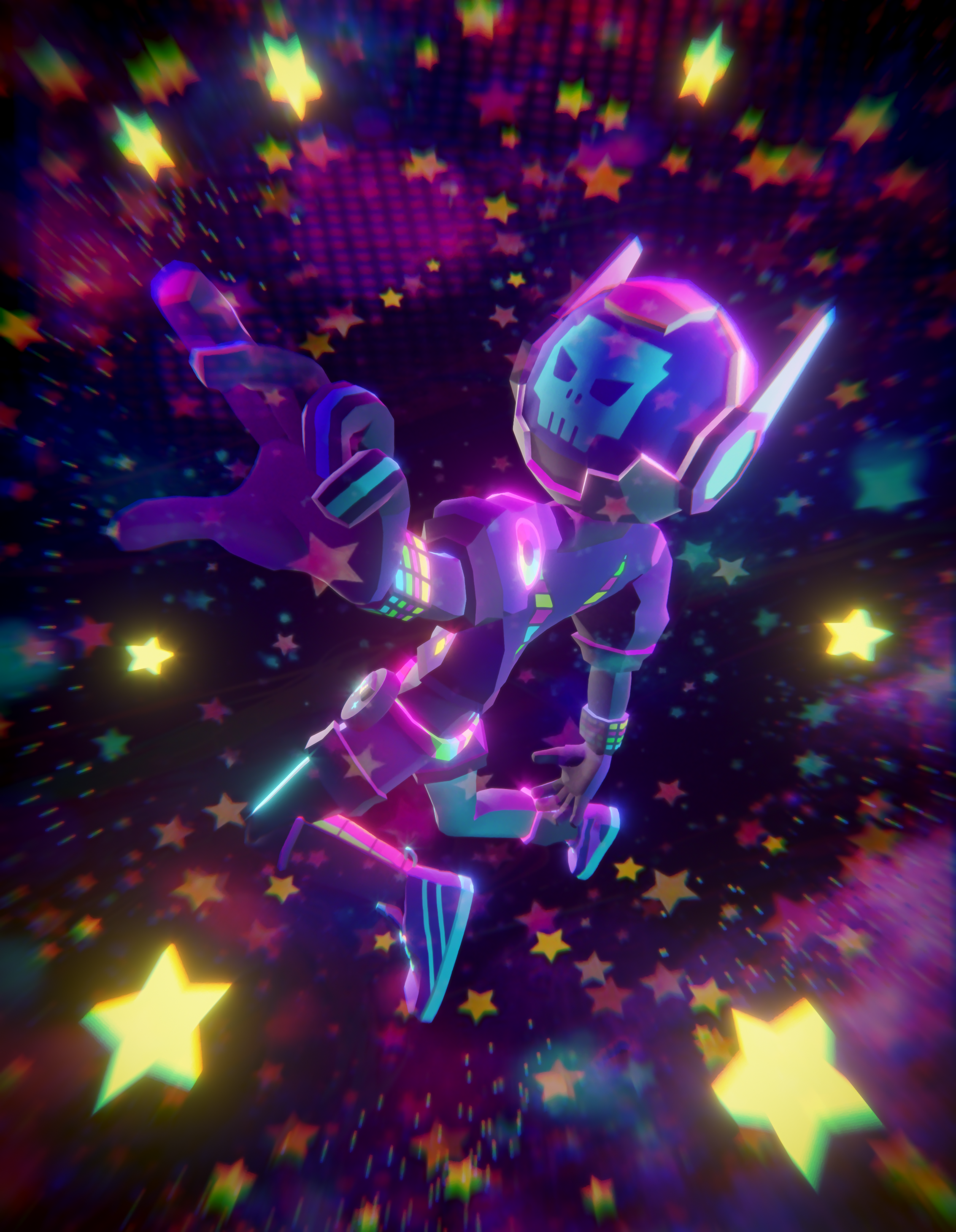Astronaut Space Render