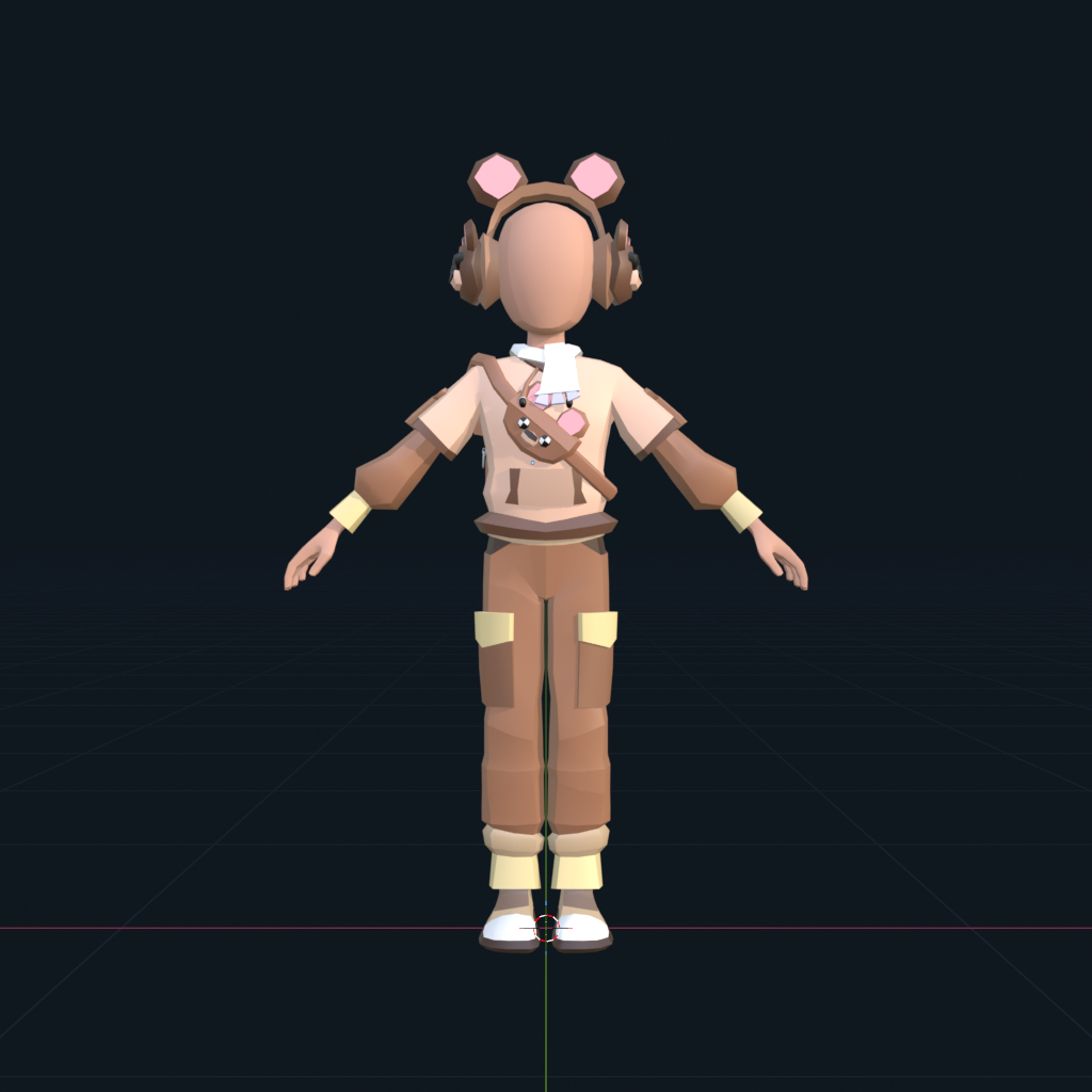 Bear Boy Character Model