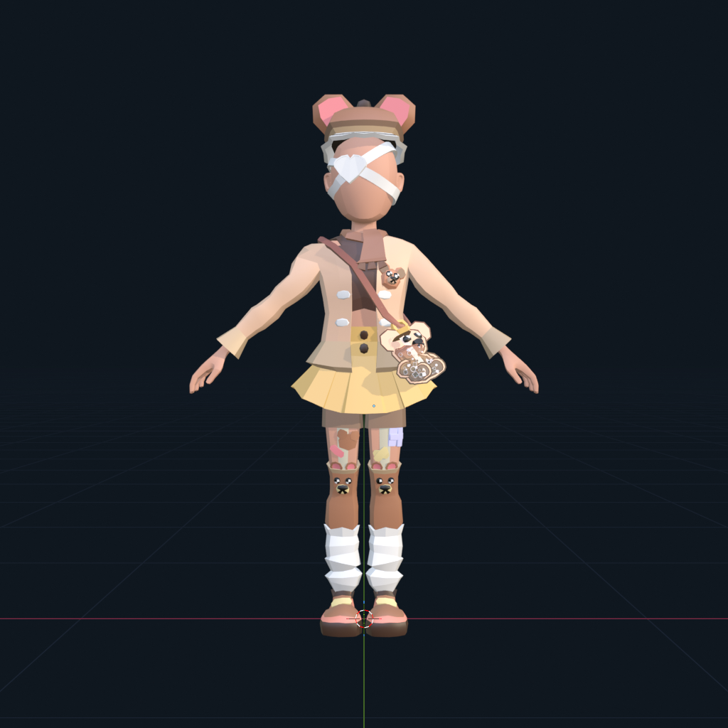 Bear Girl Character Model