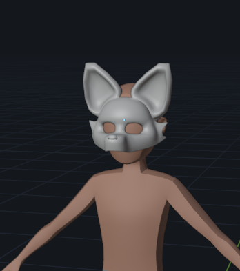 Fox Mask 3D Asset